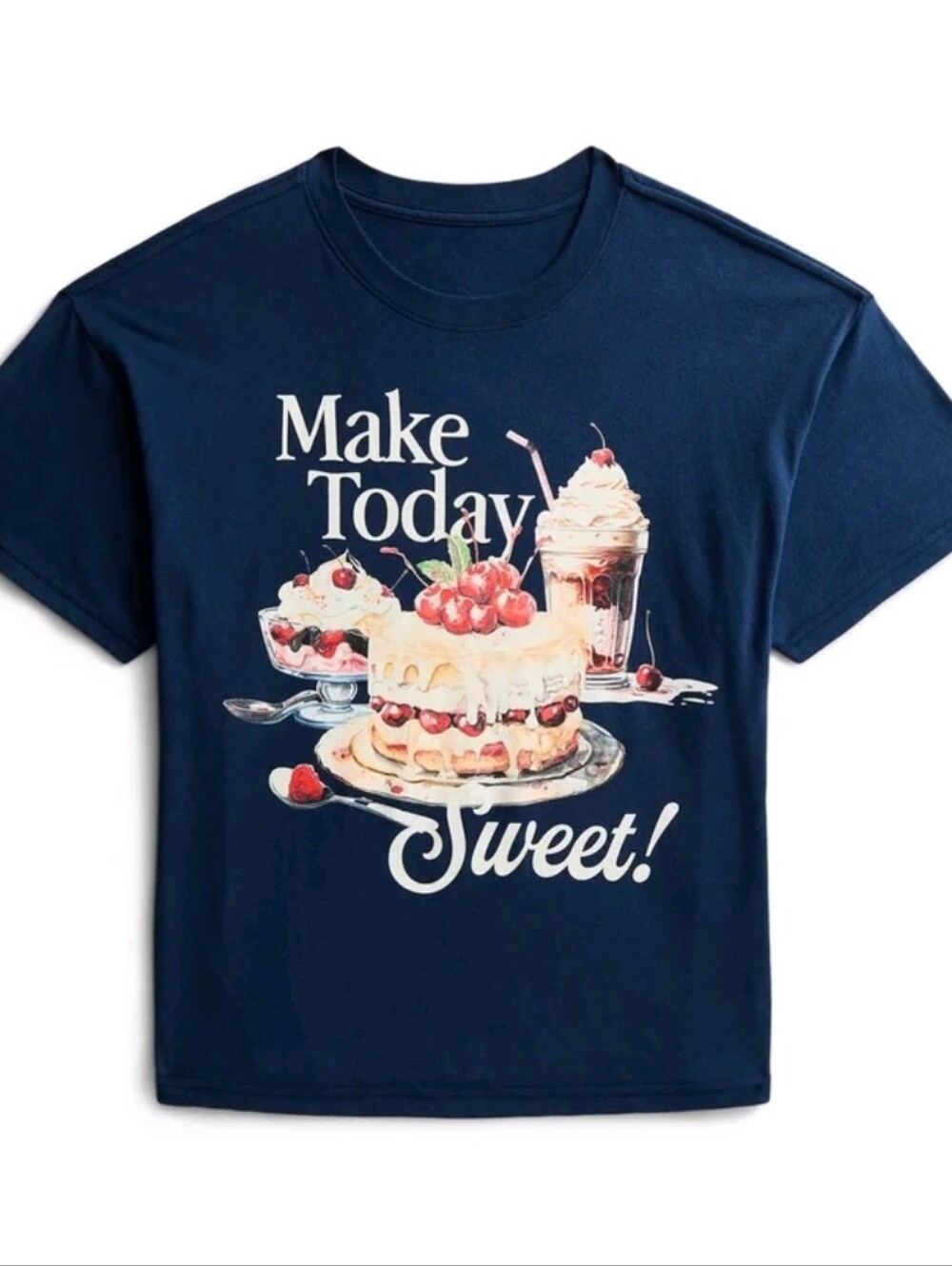 Weekend Academy Girls Oversized Graphic Tee with Short Sleeves,